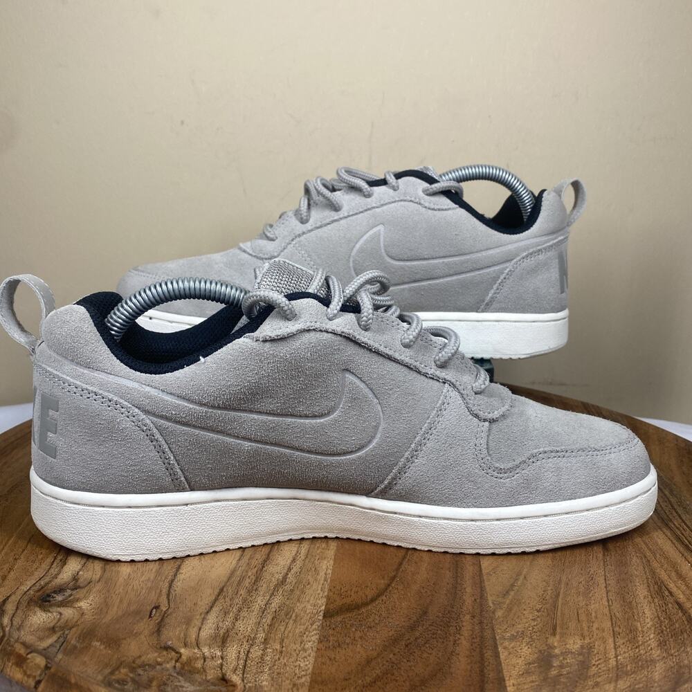 Nike‎ Court Borough Premium Low Cobblestone Mens Gray Size 8.5 Low top shoes - Picture 5 of 10